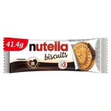 NUTELLA BISCUITS BAR - BÁNH QUY GIÒN NHÂN SÔ CÔ LA ( TÚI 3 CÁI )